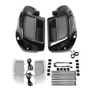 ハーレーツーリングロードキング 2014-24 用下部ベントレッグフェアリング & ターンシグナルライト Lower Vented Leg Fairing &Turn Signal Light For Harley Touring Road King 2014-24