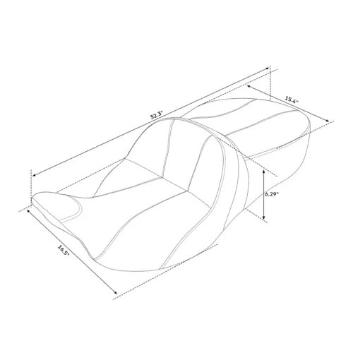 ハーレー ツーリング ロード グライド キング 2009-Up 10 ブラック用ドライバー ライダー パッセンジャー シート Driver Rider Passenger Seat For Harley Touring Road Glide King 2009-Up 10 Black