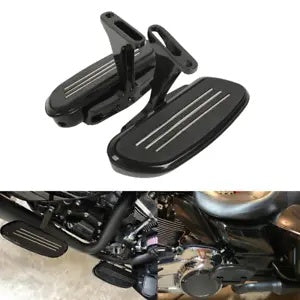 Pegstreamliner 乗客フットボード床板ブラケット ハーレーツーリング 1993-23 Pegstreamliner Passenger Footboard Floorboard Bracket For Harley Touring 1993-23