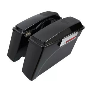 ハードサドルバッグと5x7インチスピーカーはハーレーツーリングロードグライドキング1994-2013に適合します。 Hard Saddlebags & 5x7" Speakers Fit For Harley Touring Road Glide King 1994-2013