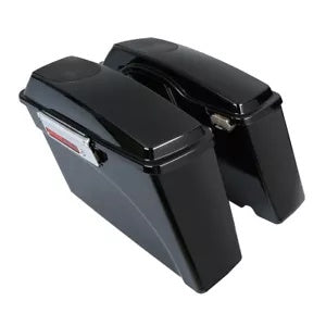 ハードサドルバッグと5x7インチスピーカーはハーレーツーリングロードグライドキング1994-2013に適合します。 Hard Saddlebags & 5x7" Speakers Fit For Harley Touring Road Glide King 1994-2013