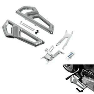 ドライバーフットボードフロアボードマウントブラケットハーレーデラックスFLDE 2018-2020に適合 Driver Footboard Floorboard Mount Bracket Fit For Harley Deluxe FLDE 2018-2020