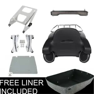 パック トランク バックレスト パッド スピーカー ライト ハーレー ツアー パック デビッドソン ツーリング 14-23用 Pack Trunk Backrest Pad Speaker Light For Harley Tour Pak Davidson Touring 14-23