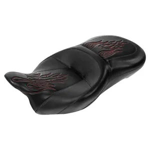 ドライバー ライダー パッセンジャー ピリオンシート ハーレー ツーリング ストリート グライド 2009-24 に適合 Driver Rider Passenger Pillion Seat Fit For Harley Touring Street Glide 2009-24