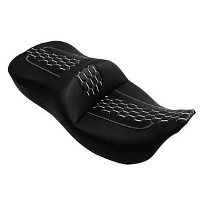 ハーレー ツーリング エレクトラ ストリート グライド トライク 09-23 用 ブラック 運転席 助手席 Black Driver Passenger Seat For Harley Touring Electra Street Glide Trike 09-23