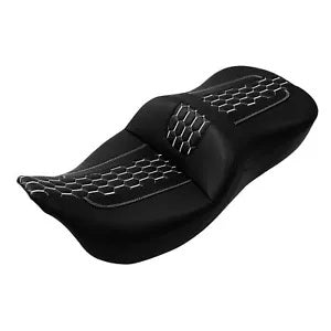 ハーレー ツーリング エレクトラ ストリート グライド トライク 09-23 用 ブラック 運転席 助手席 Black Driver Passenger Seat For Harley Touring Electra Street Glide Trike 09-23