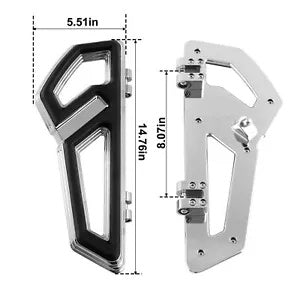 ドライバー フロアボード フットボード ハーレー ツーリング エレクトラ ロード グライド キング 00-Up に適合 Driver Floorboard Footboard Fit For Harley Touring Electra Road Glide King 00-Up