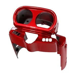 ハーレー ロード グライド ウルトラ ウィキッド レッド バラクーダ シルバー 15+ 用計器ハウジング Instrument Housing For Harley Road Glide Ultra Wicked Red Barracuda Silver 15+