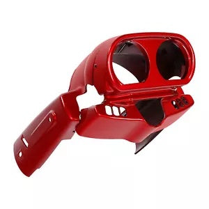 ハーレー ロード グライド ウルトラ ウィキッド レッド バラクーダ シルバー 15+ 用計器ハウジング Instrument Housing For Harley Road Glide Ultra Wicked Red Barracuda Silver 15+