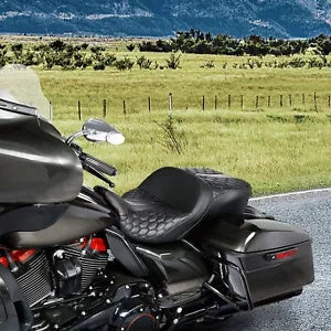 ハーレー ツーリング エレクトラ ストリート ロード グライド キング 09-23 11 用運転席 助手席 Driver Passenger Seat For Harley Touring Electra Street Road Glide King 09-23 11