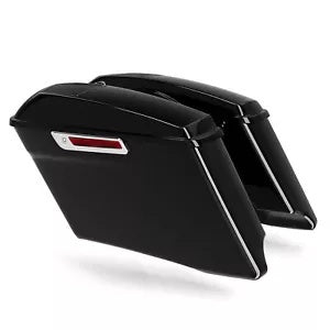 4インチ拡張サドルバッグ6x9インチスピーカー蓋ブラケットハーレーソフテイルファットボーイ84-17用 4" Extended Saddlebags 6x9" Speaker Lids Bracket For Harley Softail Fatboy 84-17