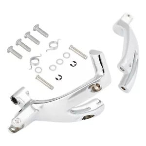 ハーレー ファット ボブ スポーツ グライド ブレイクアウト FXDR 18-23 クローム用フォワード コントロール マウント Forward Controls Mount For Harley Fat Bob Sport Glide Breakout FXDR 18-23 Chrome