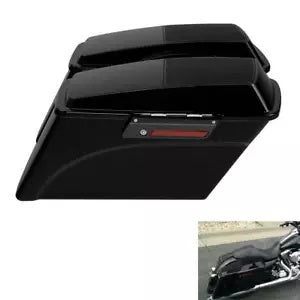 ハードサドルバッグ 6x9インチスピーカー蓋付き ハーレーストリートグライド 1994-2013 ブラックに適合 Hard Saddlebags w/ 6x9" Speaker Lids Fit For Harley Street Glide 1994-2013 Black