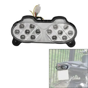 統合 LED クリアテールライトターンシグナル KAWASAKI ZZR600 2005-2007 に適合 Integrated LED Clear Tail light Turn Signals Fit For KAWASAKI ZZR600 2005-2007