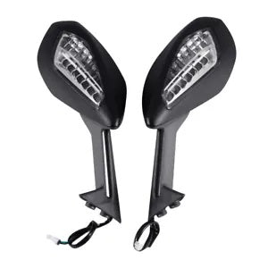 バックミラー LED ターンシグナルライト Ducati 959 1299 Panigale S 15-20 に適合 Rear View Mirrors LED Turn Signal Light Fit For Ducati 959 1299 Panigale S 15-20