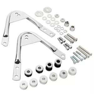 荷物ラックリアドッキングハードウェアキットハーレーツアーパックロードキング1997-08に適合 Luggage Rack Rear Docking Hardware Kit Fit For Harley Tour Pak Road King 1997-08