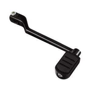 ハーレーツーリングロードキンググライド用シフターペグ付きブラックリアヒールシフトレバー Black Rear Heel Shift Lever with Shifter Peg For Harley Touring Road King Glide