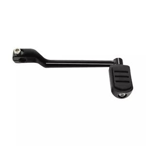 ハーレーツーリングロードキンググライド用シフターペグ付きブラックリアヒールシフトレバー Black Rear Heel Shift Lever with Shifter Peg For Harley Touring Road King Glide