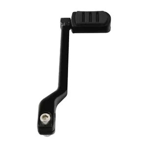 ハーレーツーリングロードキンググライド用シフターペグ付きブラックリアヒールシフトレバー Black Rear Heel Shift Lever with Shifter Peg For Harley Touring Road King Glide