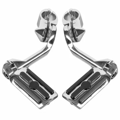 口ひげエンジンガードハイウェイバーフットペグペグハーレーソフテイル 2000-2017 に適合 Mustache Engine Guard Highway Bar Footpegs Pegs Fit For Harley Softail 2000-2017
