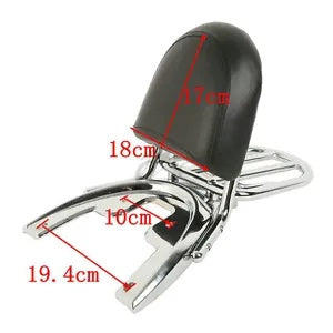 バックレスト シーシーバー 荷物ラック ベースプレート ハーレー V-ROD 2002-2006 クロームに適合 Backrest Sissy Bar Luggage Rack Baseplate Fit For Harley V-ROD 2002-2006 Chrome