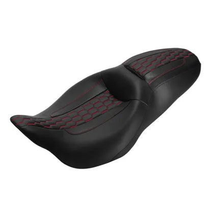 ライダー&助手席ハーレーツーリングストリートグライドロードキング2009-2023に適合 Rider & Passenger Seat Fit For Harley Touring Street Glide Road King 2009-2023