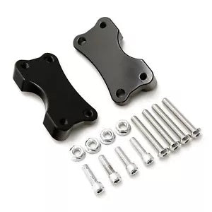 ブラック フロントフェンダー スペーサー マウント キット ハーレー ロードキング ストリート グライド 14-24 に適合 Black Front Fender Spacer Mount Kit Fit For Harley Road King Street Glide 14-24