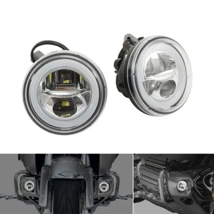 ドット LED ドライビングフォグランプアタッチメントキットホンダゴールドウィング 1800 2012-2017 に適合 DOT LED Driving Fog Lights Attachment Kit Fit For Honda Goldwing 1800 2012-2017