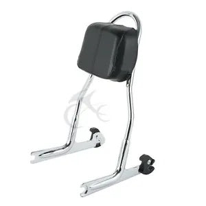 ハーレーソフテイル FLSTN ナイトトレイン FXSTB 用クローム取り外し可能なシーシーバーバックレスト Chrome Detachable Sissy Bar Backrest For Harley Softail FLSTN Night Train FXSTB