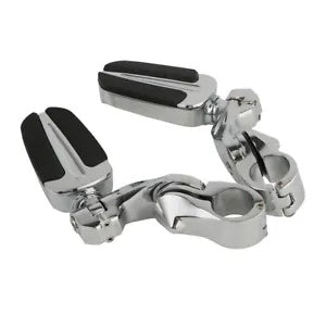 ハイウェイバーフットペグ 32mm ショートアングル調整可能マウント ハーレースリップストリーム用 Highway Bar Footpeg 32mm Short Angled Adjustable Mount Fit For Harley Slipstream