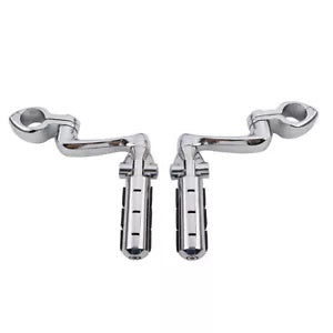 1 1/4インチ ハイウェイエンジンガードフットペグ/ハーレーツーリングロードグライド用マウントフィット 1 1/4" Highway Engine Guard Foot Pegs /Mount Fit For Harley Touring Road Glide