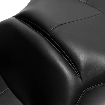 ブラック運転席助手席ハーレーツーリングエレクトラグライドクラシック97-2007に適合 Black Driver Passenger Seat Fit For Harley Touring Electra Glide Classic 97-2007