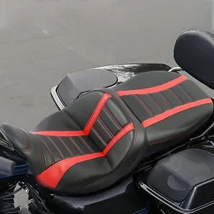 ドライバー＆パッセンジャージェル。シートフィットハーレーツーリングロードストリートグライド2009-2023 Driver & Passenger Gel. Seat Fit For Harley Touring Road Street Glide 2009-2023