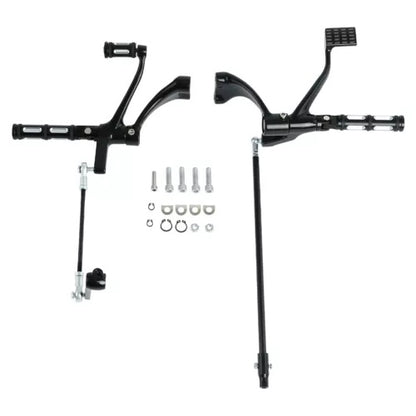 フォワードコントロールフットペグリンケージフィットハーレースポーツスターアイアン 883 1200 2014-22 Forward Controls Footpegs Linkage Fit For Harley Sportster Iron 883 1200 2014-22