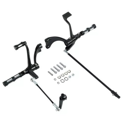 フォワードコントロールフットペグリンケージフィットハーレースポーツスターアイアン 883 1200 2014-22 Forward Controls Footpegs Linkage Fit For Harley Sportster Iron 883 1200 2014-22