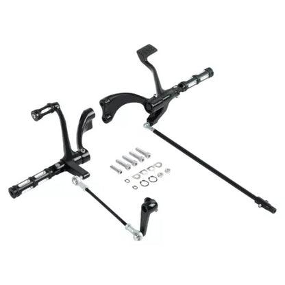 フォワードコントロールフットペグリンケージフィットハーレースポーツスターアイアン 883 1200 2014-22 Forward Controls Footpegs Linkage Fit For Harley Sportster Iron 883 1200 2014-22
