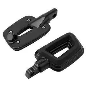 黒男性マウントスタイルフットペグペグハーレーツーリングストリートグライドソフテイルに適合 Black Male Mount-Style Footpegs Pegs Fit For Harley Touring Street Glide Softail