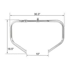 ハイウェイエンジンガードクラッシュバーフットペグハーレーエレクトラロードグライド09-24に適合 Highway Engine Guard Crash Bar Foot Pegs Fit For Harley Electra Road Glide 09-24