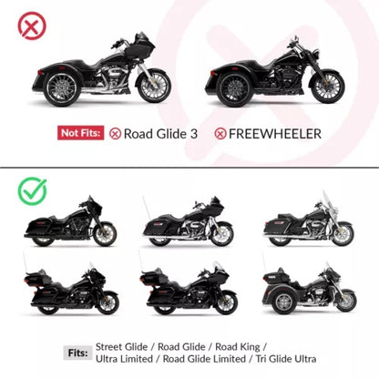 新しいライダーと助手席ハーレーエレクトラストリートトライグライド 2009-2023 2022 New Rider and Passenger Seat For Harley Electra Street Tri Glide 2009-2023 2022