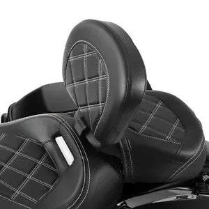 ドライバーバックレストパッドハーレーツーリングエレクトラグライドロードキング2009-2023に適合 Driver Backrest Pad Fit For Harley Touring Electra Glide Road King 2009-2023