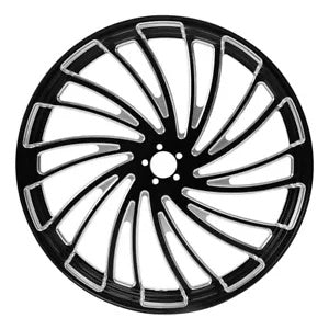 23インチ フロントフェンダーホイールリム デュアルディスクハブ ハーレーロードストリートグライド 08-24用 23" Front Fender Wheel Rim Dual Disc Hub Fit For Harley Road Street Glide 08-24