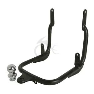 ブラック トレーラー ヒッチ 牽引レシーバー ハーレー ストリート グライド ロードキング 2009-2013 に適合 Black Trailer Hitch Tow Receiver Fit For Harley Street Glide Road King 2009-2013