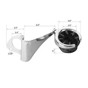 ドリンクカップホルダー後部乗客ハーレーエレクトラグライドウルトラ FLHTCU 2014-2024 Drink Cup Holder Rear Passenger For Harley Electra Glide Ultra FLHTCU 2014-2024