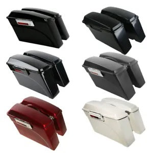 ハードサドルバッグサドルバッグハーレーエレクトラロードストリートグライド 1994-2013 に適合 Hard Saddlebags Saddle Bag Fit For Harley Electra Road Street Glide 1994-2013