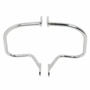 ハーレーソフテイルヘリテージスプリンガーFLSTS用クロームサドルバッグガードレールクラッシュバー Chrome Saddlebag Guard Rail Crash Bar For Harley Softail Heritage Springer FLSTS