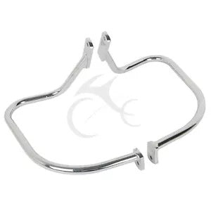 ハーレーソフテイルヘリテージスプリンガーFLSTS用クロームサドルバッグガードレールクラッシュバー Chrome Saddlebag Guard Rail Crash Bar For Harley Softail Heritage Springer FLSTS