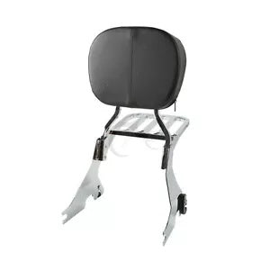 バックレスト シーシーバー & 荷物ラック ハーレー スポーツスター XL 883 1200 カスタム 04-22用 Backrest Sissy Bar & Luggage Rack For Harley Sportster XL 883 1200 Custom 04-22