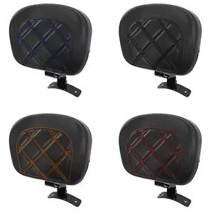 ドライバーライダーバックレストパッドハーレーツーリングストリートロードグライドFLHX 09-2023に適合 Driver Rider Backrest Pad Fit For Harley Touring Street Road Glide FLHX 09-2023