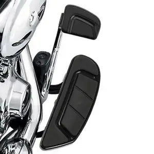 ドライバーフロアボードフットボード ハーレーストリートロードグライド 2014-2022 ブラックに適合 Driver Floorboard Footboard Fit For Harley Street Road Glide 2014-2022 Black