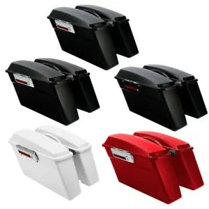 ハードサドルバッグサドルバッグハーレーエレクトラロードキンググライド FLHX 1994-2013 に適合 Hard Saddlebags Saddle Bag Fit For Harley Electra Road King Glide FLHX 1994-2013